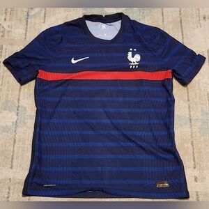 Nike France Soccer Jersey. Size Large. Blue EUC